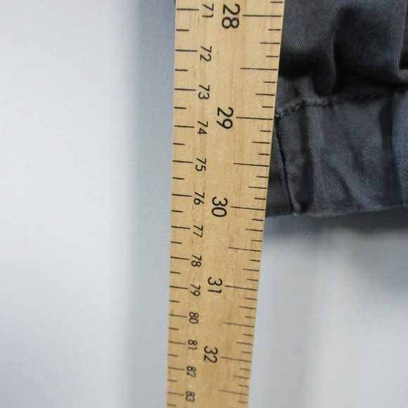 Cache Y2K Baggy Floral Embellished Capris Women 8 Gray Cotton Crop Low Rise 528 - Picture 12 of 13